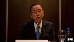 El secretario general de la ONU, Ban Ki-moon, en foto de archivo