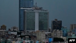 Una vista de La Habana en medio de un apagón