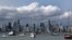 Vista panorámica de la Ciudad de Panamá (Panamá). 