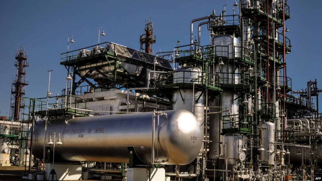 Una refinería en Cuba. 