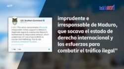 Video de Comando Sur revela avión venezolano amenazó seguridad de nave estadounidense