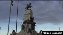 Reporta Cuba. Parque Maceo en La Habana. Tomado de Youtube.