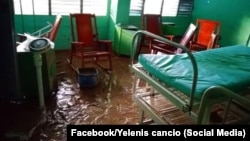 Reportan inundación en la sala de un hospital en Cuba