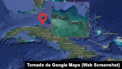 El escenario del incidente se localiza, según las autoridades cubanas, a una milla náutica al noreste del canalizo El Pino, en Cayo Falcones, municipio Corralillo, provincia Villa Clara.
