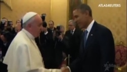El Papa recibe a Obama