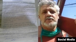 El “Patriota de Camagüey” anuncia en una carta, escrita desde la prisión, que se declara en huelga de hambre y sed 