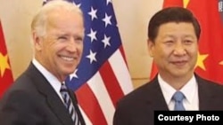 El presidente Joe Biden y el presidente Xi Jinping.