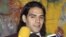 El delantero colombiano del As Mónaco Radamel Falcao atiende a la prensa.