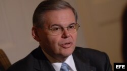 El senador demócrata de Nueva Jersey, Robert Menéndez