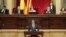 El presidente de la Generalitat, Artur Mas, durante la primera jornada del debate de política general en el Parlamento de Cataluña. Archivo.