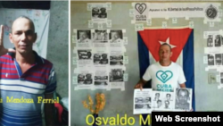 Los hermanos Osvaldo y Osmani Mendoza Ferriol, ambos activistas de la Unión Patriótica de Cuba. Foto Katherine Mojena para Cubanet.