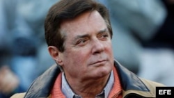 Paul Manafort, exjefe de campaña del ahora presidente Donald Trump.