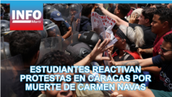 Estudiantes reactivan protestas en Caracas por muerte de Carmen Navas