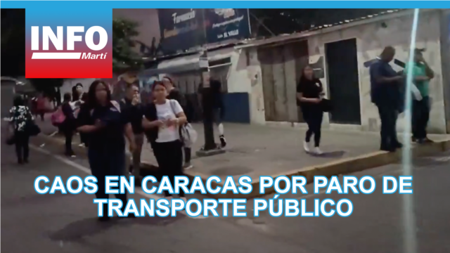 Caos en Caracas por paro de transporte público  - marzo 16, 2026