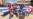 Activistas cubanos en Madrid protagonizaron una acción protesta frente a sedes diplomáticas de Cuba en Madrid.
