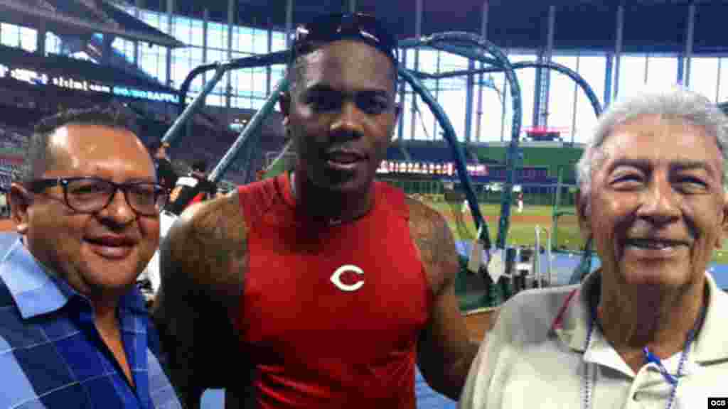 Edemio Navas, Aroldis Chapman y El Guajiro Peña