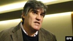 Carlos Payá, durante el homenaje que el Movimiento Cristiano Liberación rindió a su hermano, Oswaldo Payá, y a Harold Cepero