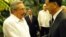 Raúl Castro recibe al viceprimer ministro de China, Wang Yang.