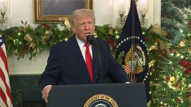 El presidente Donald J. Trump se dirigió a la nación desde la Casa Blanca - diciembre 18, 2025