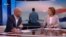 El periodista Siebe Sietsma (izquierda) presenta la investigación sobre las expatriaciones forzosas en Cuba con la conductora del noticiero de la televisión holandesa "Nieuwsuur".