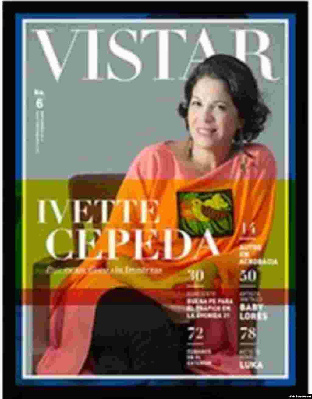 Número 7 de Vistar, revista de publicidad independiente en Cuba 