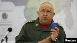 ARCHIVO. Hugo Chavez en Miraflores.