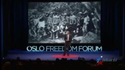 Voces de la disidencia cubana llegan al Foro de las Libertades en Oslo