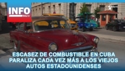 Escasez de combustible en Cuba paraliza cada vez más a los viejos autos estadounidenses 