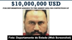 EEUU ofrece una recompensa de 10 millones de dólares por información sobre Julio César Montero Pinzón, alias "El Tarjetas". 