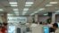 Archivo -  Sala de redacción del periodico "Listin Diario" de Santo Domingo. 