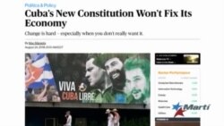 Bloomberg: Constitución cubana no corregirá atrofia económica del país