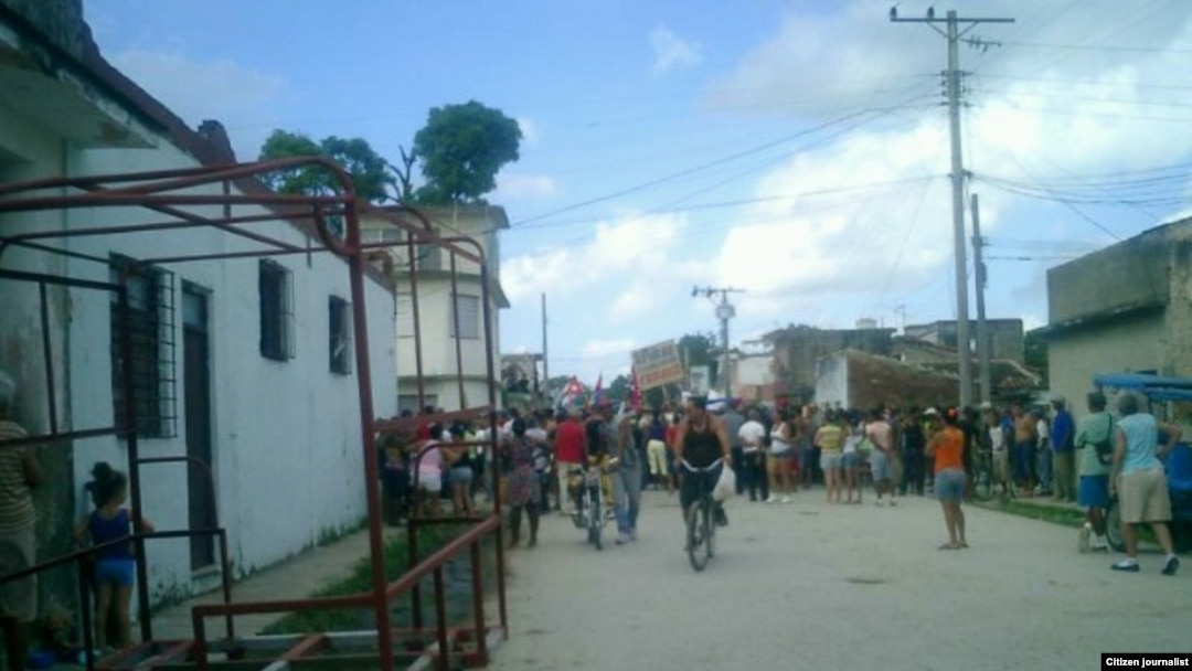 Acto de repudio captado por reportero ciudadano