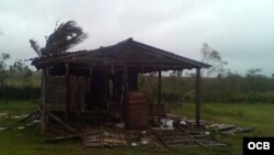 Paso de Irma por Encrucijada, Villa Clara