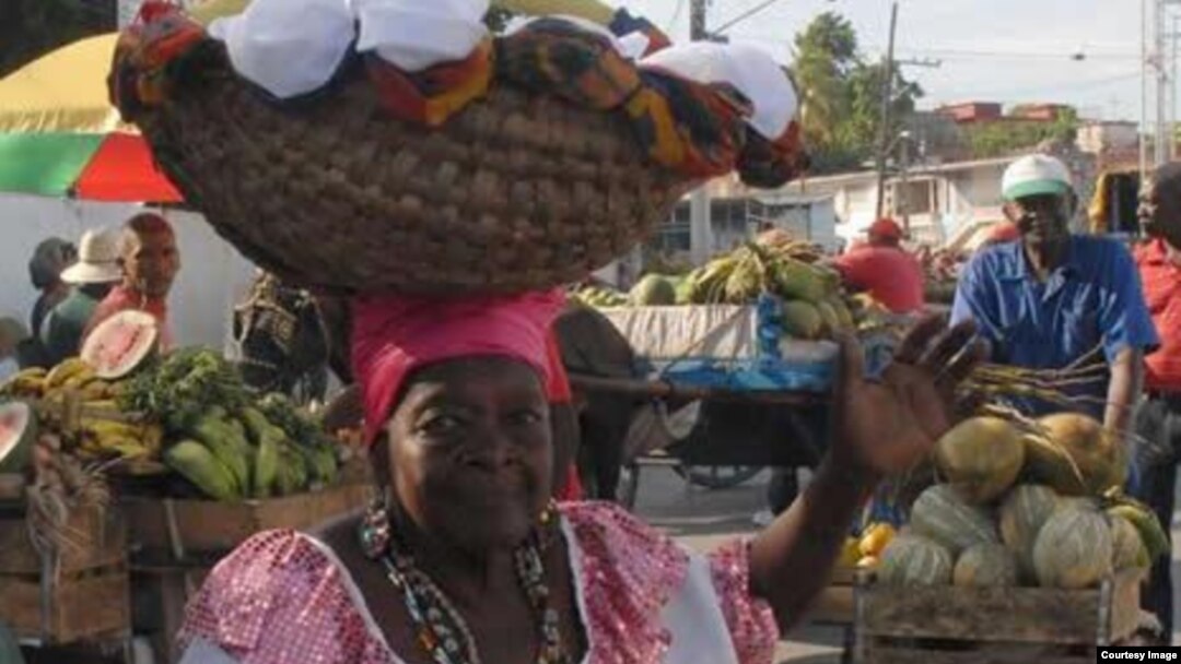 Berta, pregonera en Santiago de Cuba