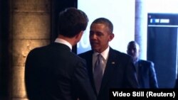 Presidente Barack Obama en Ámsterdam