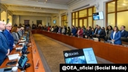 Consejo Permanente de la OEA en reunión sobre los recientes acontecimientos en Venezuela.