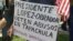 Realizan protesta en Miami frente al consulado mexicano
