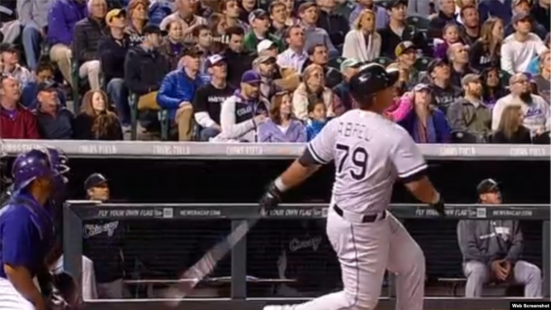  El cubano José Dariel Abreu (Medias Blancas de Chicago) conectó el martes dos jonrones.