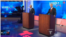 El candidato demócrata a la gobernación de Florida, Charlie Crist (i) y el actual gobernador republicano, Rick Scott (d).