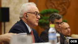 Canciller de Uruguay Mario Lubetkin (AP)