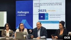 Periodismo en sociedades restrictivas: Cuba, Nicaragua, Venezuela y El Salvador, mesa del evento de la Red Voces del Sur.