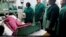 Surelys Durán Guilarte, internada en la Sala de Terapia Intensiva del Hospital de Baracoa. Foto La Voz del Toa.