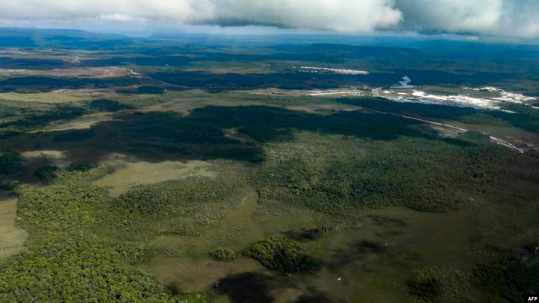 Una imagen del Esequibo, el 10 de diciembre de 2023. (AFP/Roberto Cisneros).