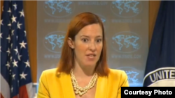 La portavoz del Departamento de Estado, Jen Psaki.