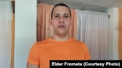 El exprisionero político Edier Frómeta Allen 