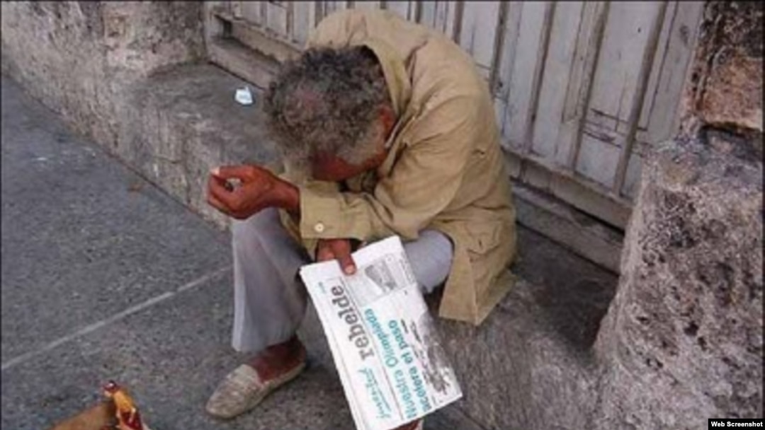 Según reportes oficiales, existen en Cuba más de 1.000 "deambulantes", el término que prefieren usar las autoridades para referirse a desamparados y mendigos. (Foto: in-cubadora.org)