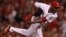 El lanzador zurdo de los Rojos de Cincinnati, Aroldis Chapman. 