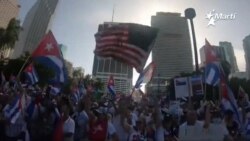 Info Martí | Miami grita libertad para Cuba, Nicaragua y Venezuela