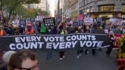 Protestas en Estados Unidos tras jornada electoral inconclusa