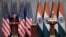 El secretario de Estado de EEUU, Marco Rubio, y el canciller indio, Subrahmanyam Jaishankar en una rueda de prensa conjunta en Nueva Delhi, India, el 24 de mayo de 2026. (REUTERS/Adnan Abidi)